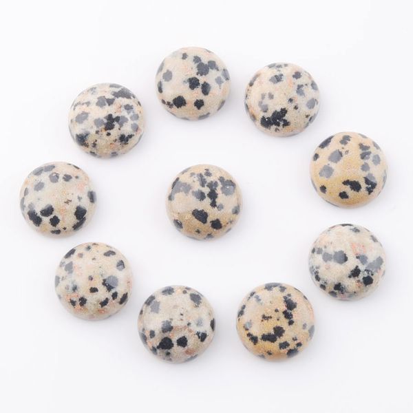 

natural loose gemstones jewelry jaspers 12mm round flat back cabochon cab no drill hole for jewelry making u3259, Black