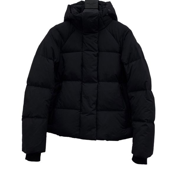 

short down jacket winter thickening warm jacket outdoor sportswear, Black