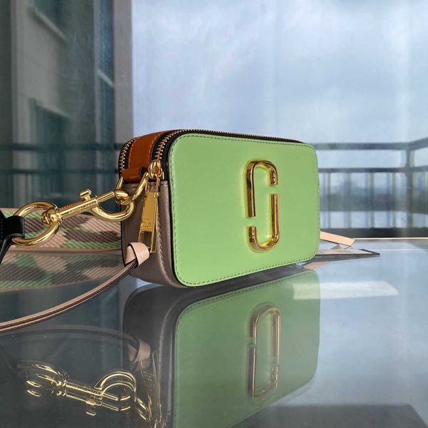 

woman's fashion handbag designer marc's jacob bags camera bag women's new mj small square cowhide one shoulder crossbody colo