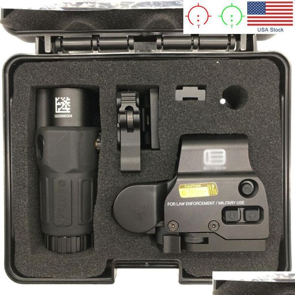 

scopes us stock 558 holographic red green dot sight exps32 tactical scope qr with g33 magnifier for airsoft rifle black oem copy ori dhsux