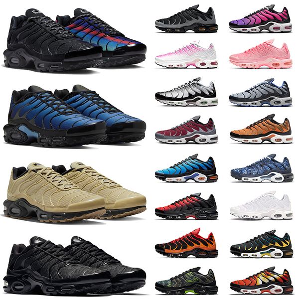 

plus tn running shoes tns men women triple black hyper jade university blue wild prints mens trainers outdoor sports sneakers kks8