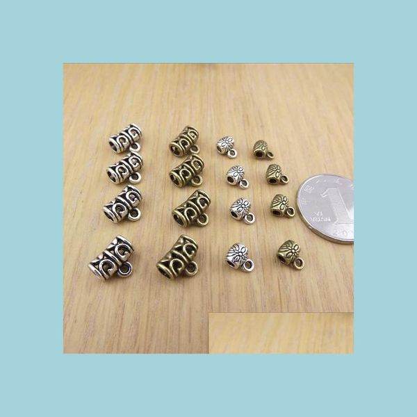 

other jewelry finding components parts handmade beaded material diy accessories tibetan sier bend pendant drop delivery 2022 findings dhfsr, Blue;slivery