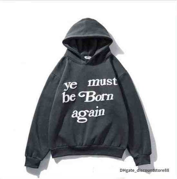 

fleece drew hoodies 21ss men hoodie cpfm ye must be born again letter printed high street hip hop hoodies 6 color hooded sweatshirt warm swe, Black;brown