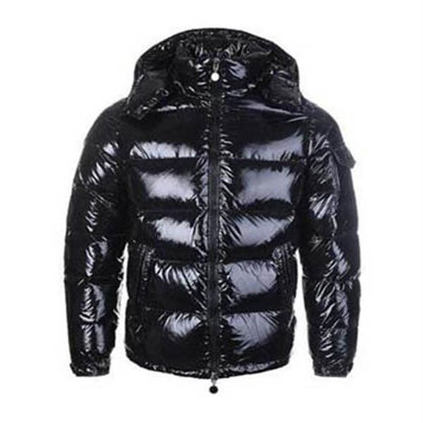

men down jacket down coats mens outdoor thick warm feather women winter coat outwear jackets parkas2483, Black