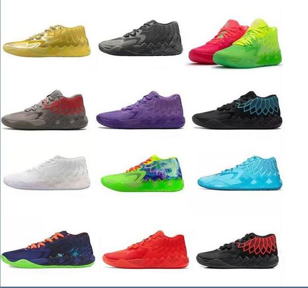 

2022 lamelo ball mb01 rick morty men basketball shoes for 2022 high sport shoe trainner sneakers