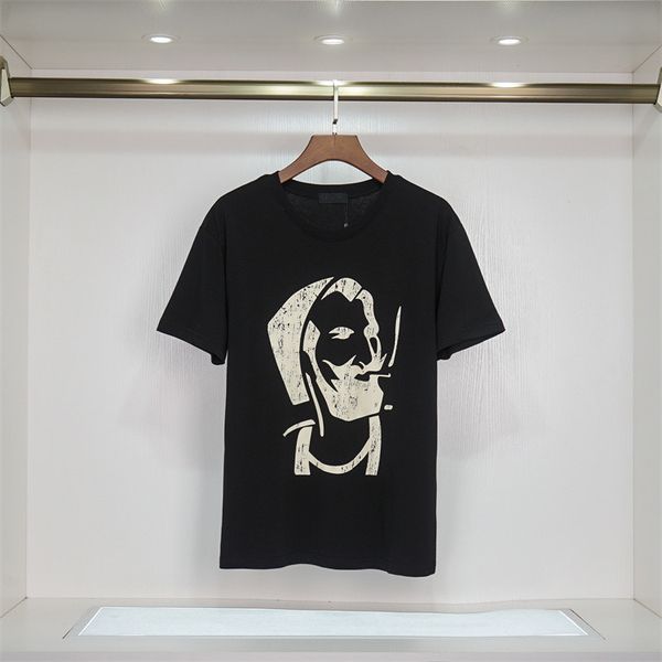 

23ss new fashion mens tshirt tees apparel man casual letter graphic print shirt luxury clothing street shorts sleeve clothes size m-3xl j18, White;black