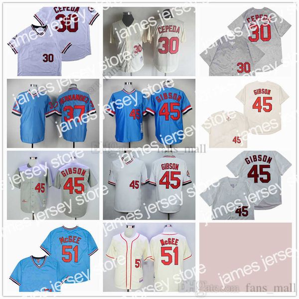 

baseball jerseys movie mitchell and ness baseball jersey vintage 30 orlando cepeda jersey 51 willie mcgee 37 keith hernandez 45 bob gibson s, Blue;black