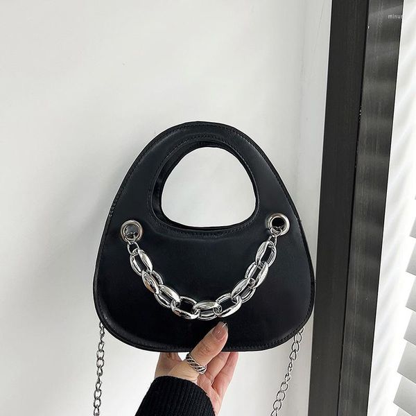 

evening bags retro mini bag fashion spring women's shoulder messenger portable solid color chain