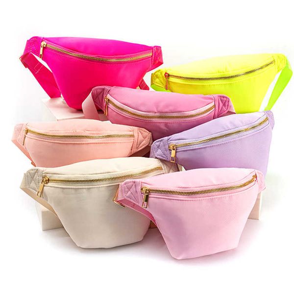 

outdoor nylon personalized custom fashion waist bag waterproof sports belt fanny pack for running marathon walking fitness 221101