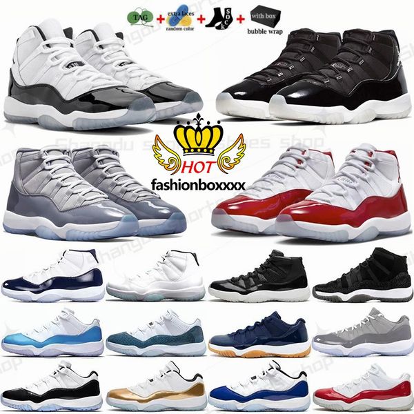 

jumpman 11s men women basketball shoes bred cherry jubilee 25th anniversary cool grey unc win like 82 96 72-10 concord metallic 11 sports tr