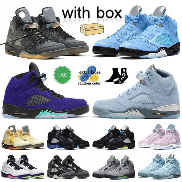 

umpman 5s unc basketball shoes with box mens women blue bird green bean white sail trophy room red suede aqua low psgs pumice concord bluebi