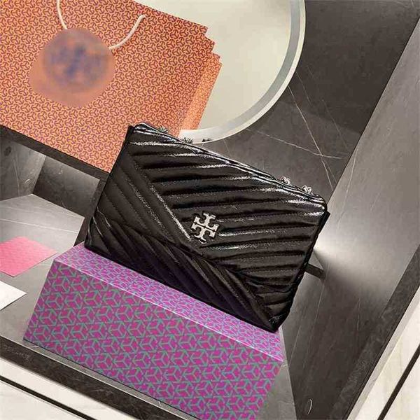 

handbags torysburchs women's kira designer bag single small square in color lingge handbag oil wax leather flip chain shoulder crossbod
