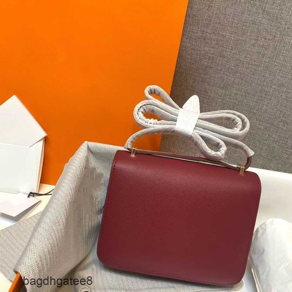 

designer bag square 2023 box constances designer bag e shoulder bags small tofu women's stewardess leather fashionable single style scz
