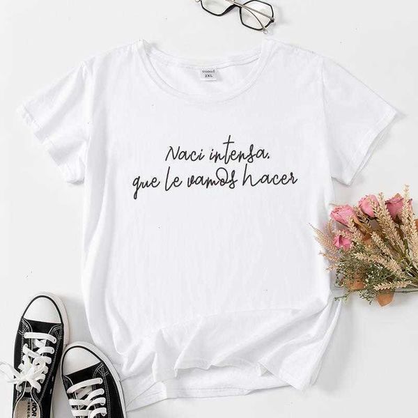

streetwear spanish tee women t-shirts mujer womens t-shirt camisetas funny, White