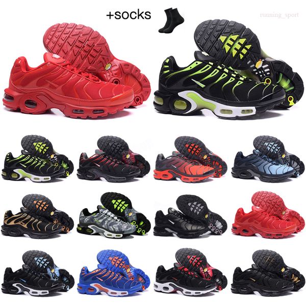 

tn 3 running shoes triple black white tns men women laser blue unc oreo bat frequency pack mens trainer 36-45