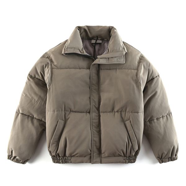 

winter short down jacket khaki warm jacket casual outdoor sportswear, Black