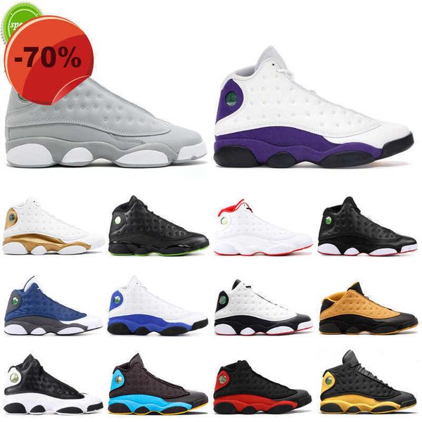 

2022 13s men basketball shoes black cat hyper royal chris pauls days-cp3 court purple he got game playoff 13 mens sports sneakers 7-13