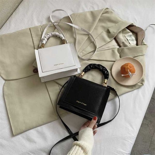 

messenger bags simple cover women's new portable messenger trend one shoulder small square bag