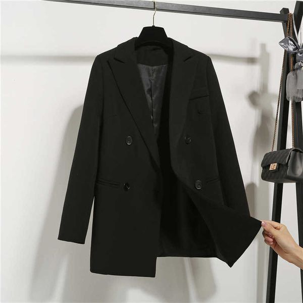 

women's suits blazers goohojio new oversized leisure women blazers autumn office lady pocket blazer women jackets for women solid color, White;black