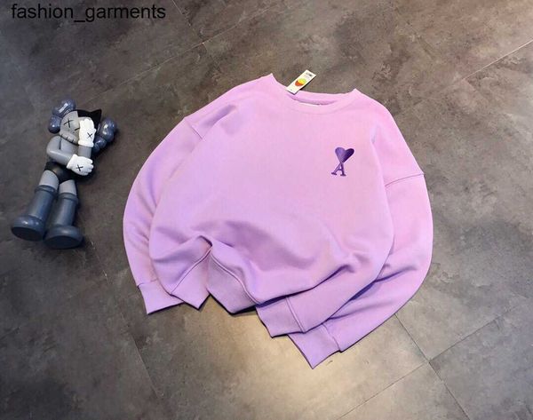 

women's sweaters new amis embroidery designer purple letter sweater purple women's sweater crew neck sweater, White;black