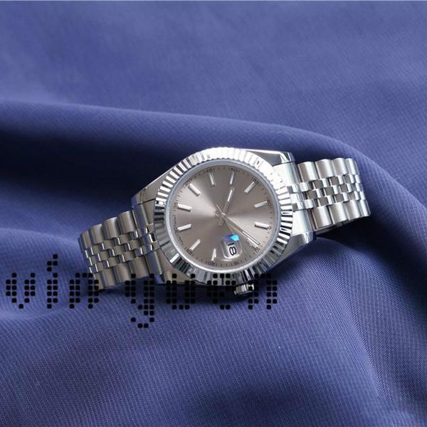 

automatic 2813 mechanical tactical watches men datejust 41mm stainless steel sapphire glass solid clasp president mens gray original wristwa