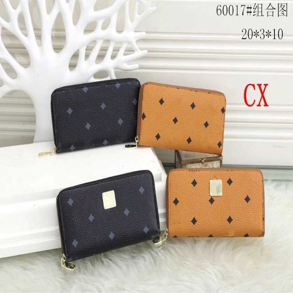 

women's fashion bag 2023 luxury sunflower printed mid length zipper horizontal square wallethigh quality
