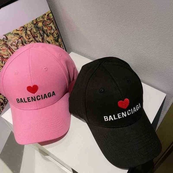

designer b cap hat original balenciga caps correct version of high-quality paris b baseball love letter embroidered for women, Blue;gray