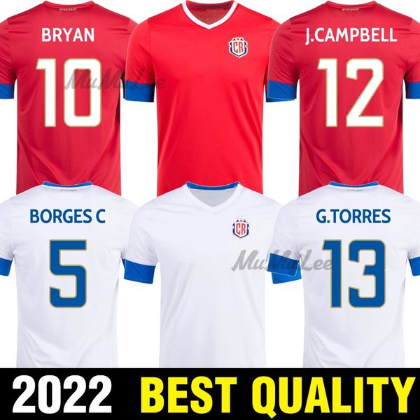 

2022 costa rica soccer jerseys world cup bryan borges a.contreras 22 23 vargas duarte a.contrera venegas j.campbell torres calvo bennette fo, Black;yellow