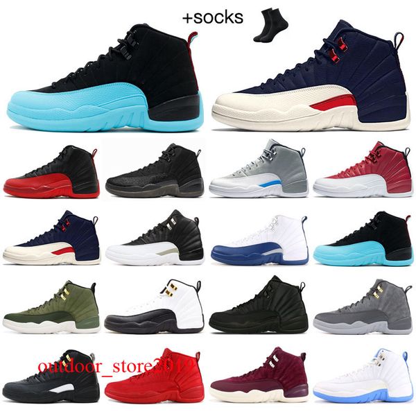 

mens basketball shoes 12s 12 playoffs royalty taxi utility grind university gold cool grey bred concord legend blue bright citrus men women