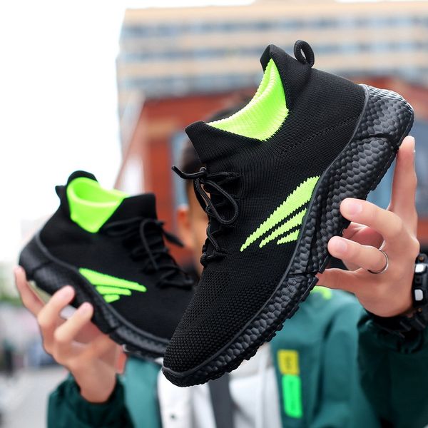 

fashion shoe designer classic trend latest style black lightweight breathable comfortable insole non slip soft soled casual sports shoes for, Red;white