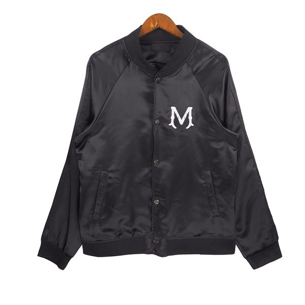 

mens jackets designer men outwear letter a logo baseball uniform mrs loose crewneck coats clothing loose guf, Black;brown
