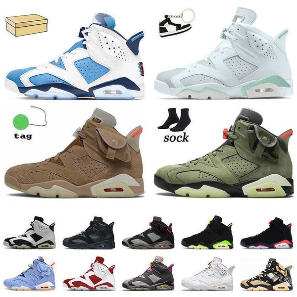 

2022 mens women 6s jumpman 6 basketball shoes 6s sports gold hoops unc white red oreo black infrared hare cactus jack off