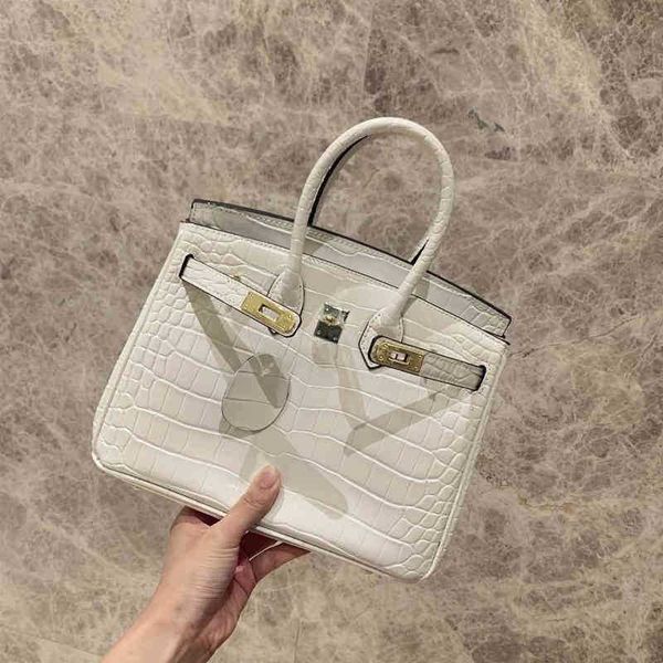 

bags designer women birkins tote paul pattern bag fashion women's lock hand leather powder crocodile