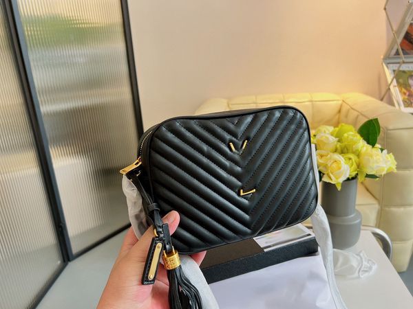 

luxury tote purses brand handbag message bags shoulder bag genuine leather cluth crossbody 5a quality cattlehide mini lou camera 23cm womens