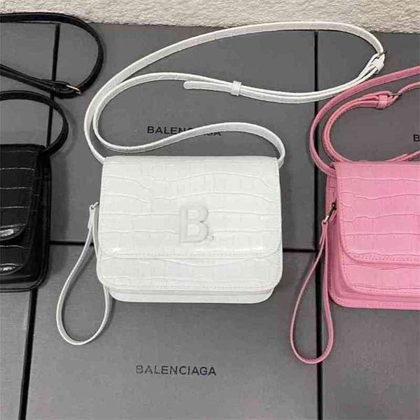 

balencaige handbags designer hourglass bags paris women's bag crocodile pattern handbag niche messenger high