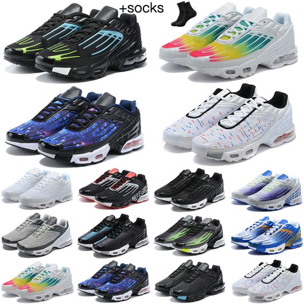 

2022 tn plus 3 tuned iii mens womens running shoes boots laser blue purple gold triple white og black ghost aqua tnplus tn3 obsidian trainer