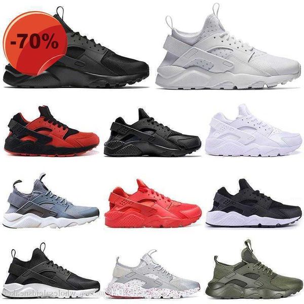 

huarache running shoes 4 .0 1 .0 men women shoes triple white black red grey huaraches mens trainers sports sneakers 36 -45