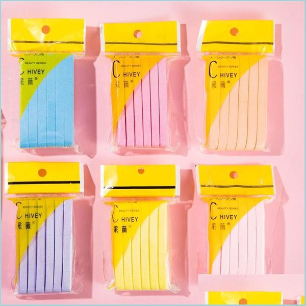 

sponges applicators cotton 12pcs/pack soft compressed face cleaning sponge pad exfoliator cosmetic puff 6 colors for your choice dhqhs