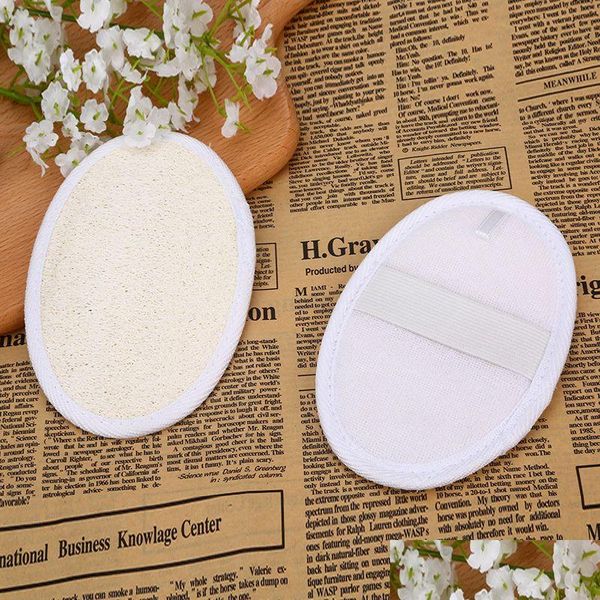 

bath tools accessories natural loofah bath shower sponge body scrubber exfoliator washing pad bathroom accessories durable drop de dhbmh