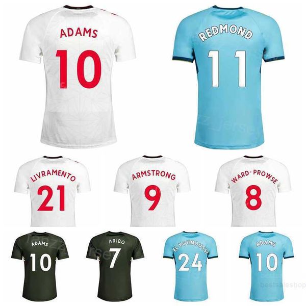 

22 23 club fc soccer 2 walker-peters jerseys 8 ward-prowse 7 aribo 45 lavia 22 salisu 31 bazunu 19 djenepo 9 armstrong 37 kotchap 10 adams f, Black;yellow