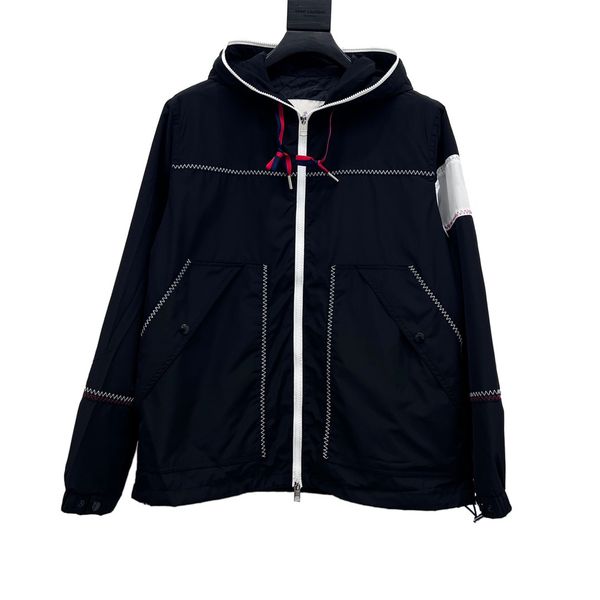 

winter thin hooded jacket black casual outdoor sportswear