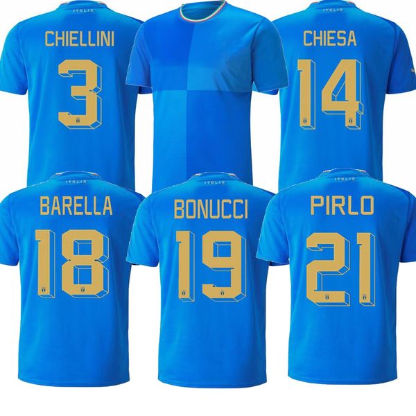

italia 2022 23 bonucci soccer jersey jorginho insigne verratti men kids football shirts chiesa barella spinazzola finals chiellini donnarumm, Black;yellow