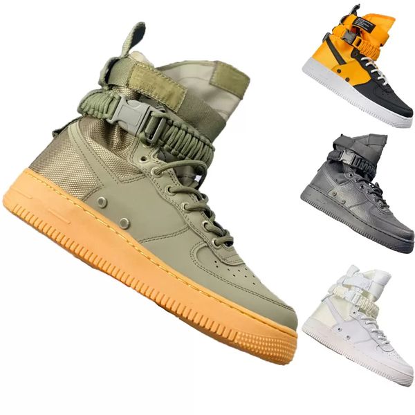 

new special field forces high 1 running shoes sf 1 1s mens platform sneakers triple black white green yellow outdoor trainers high boots spo