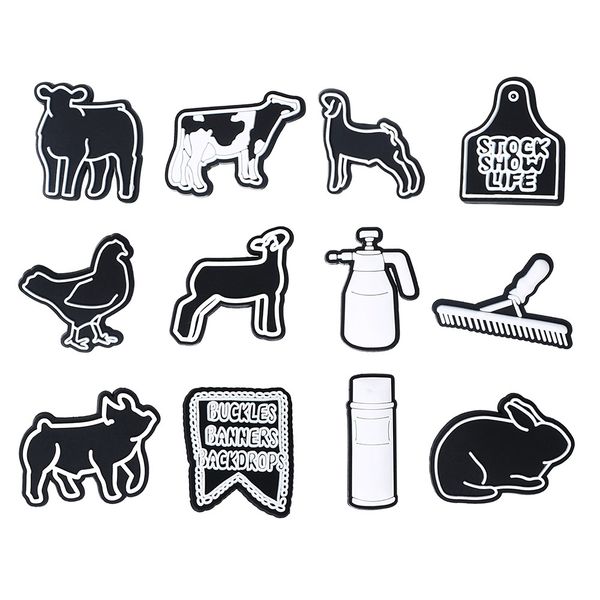 

moq 100pcs pvc animals water glasses shoe charms wholesale fashion accessories soft rubber jibitz for croc shoes plastic ornaments, White;pink