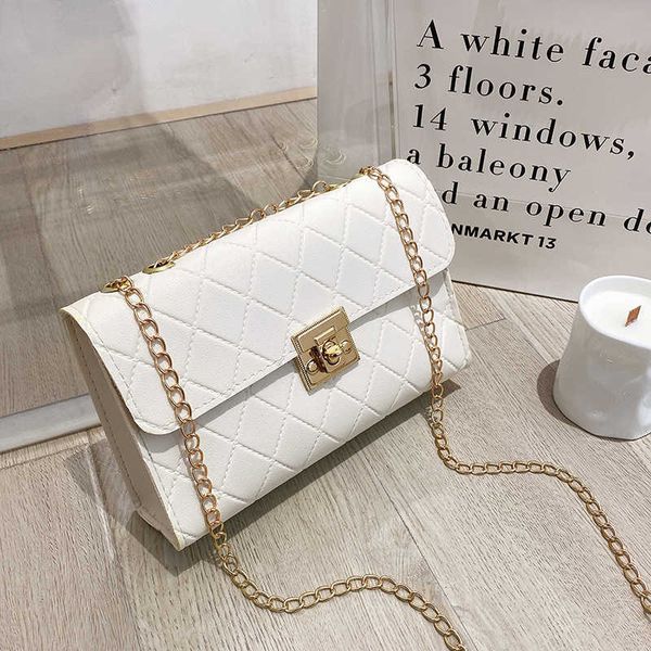 

bag embossed high texture solid color small square bag 2022 women's shoulder fresh and sweet messenger mobile y2211