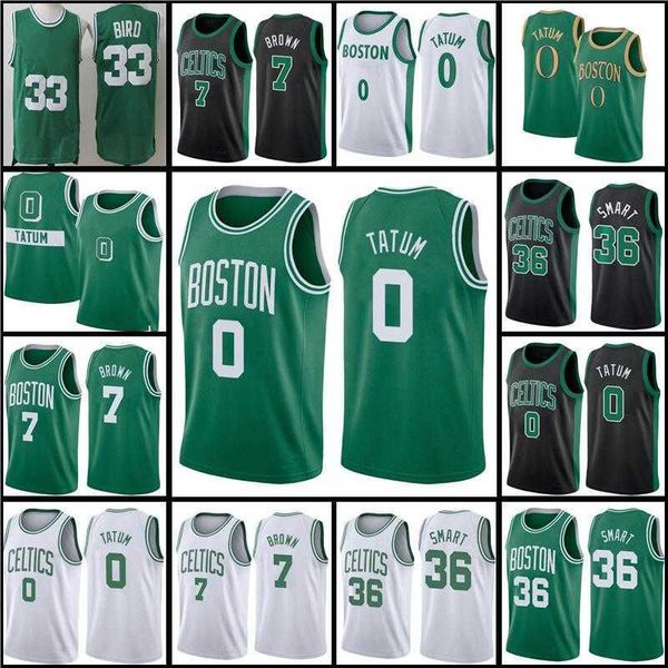 

basketball jerseys 0 33 7 36 bostons celtices jayson tatum larry bird jaylen brown marcus smart, Black;red