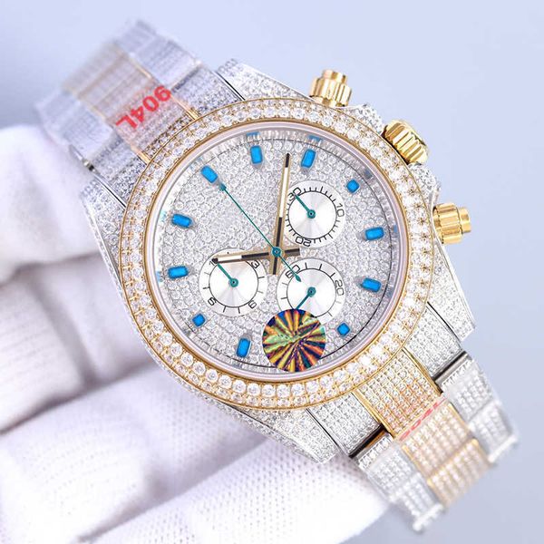 

wristwatches diamond mens watch 40mm arabic numerals dial sapphire automatic mechanical watch stainls steel strap dign wristwatch montre de, Slivery;brown