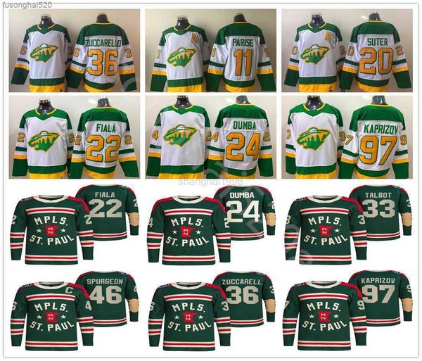 

college hockey wears 2023 winter classic hockey minnesota wild 97 kirill kaprizov jersey 46 jared spurgeon zach parise kevin fiala mats zucc, Black
