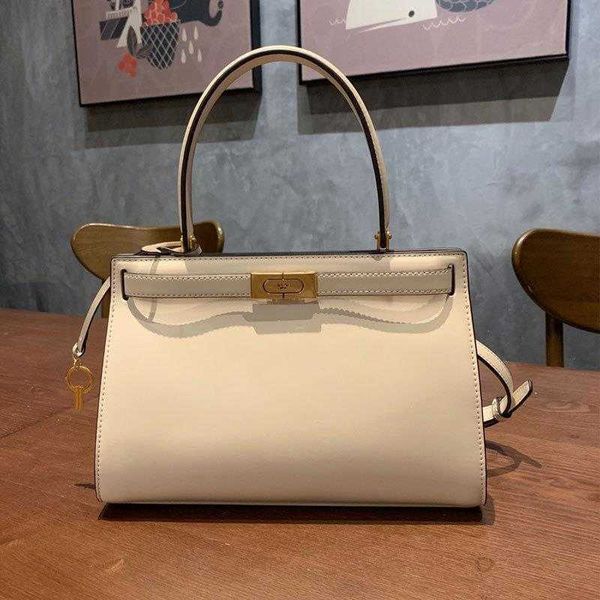 

luxury leather woman's torys designer bag burchs handbag tb women's bag crossbody one shoulder buckle cowhide small