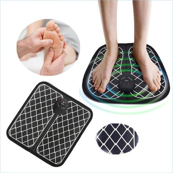 

foot massager ems foot masr mat tens fisioterapia electric cushion blood circation acupunctur pad feet health care relaxation pain d dhwrp